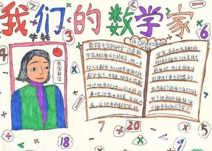 生活中数学应用小报_陈景润哥德巴赫猜想_数学手抄报素材