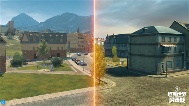 坦克世界科技树手机版_坦克世界闪击战9.7版本C系轻坦_坦克世界闪击战地图重制高清化