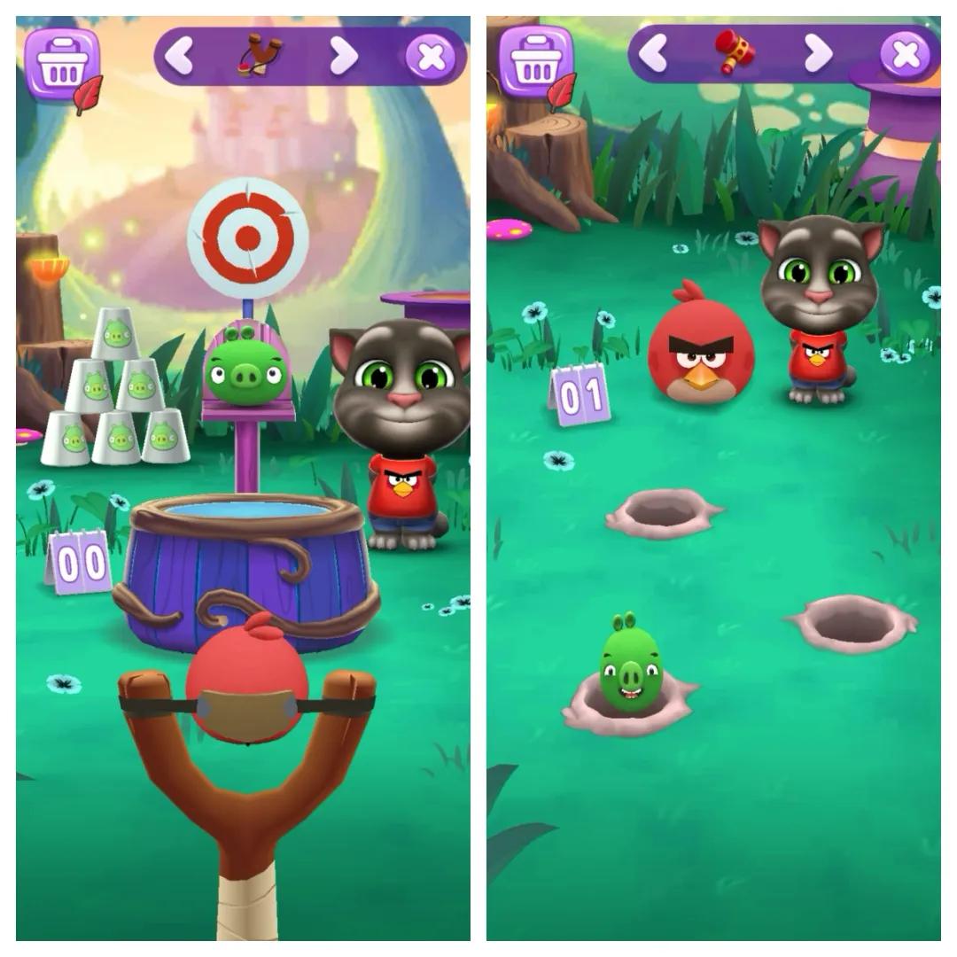 我的汤姆猫2 愤怒的小鸟2 联动冒险游戏_免费下载汤姆猫会说话2