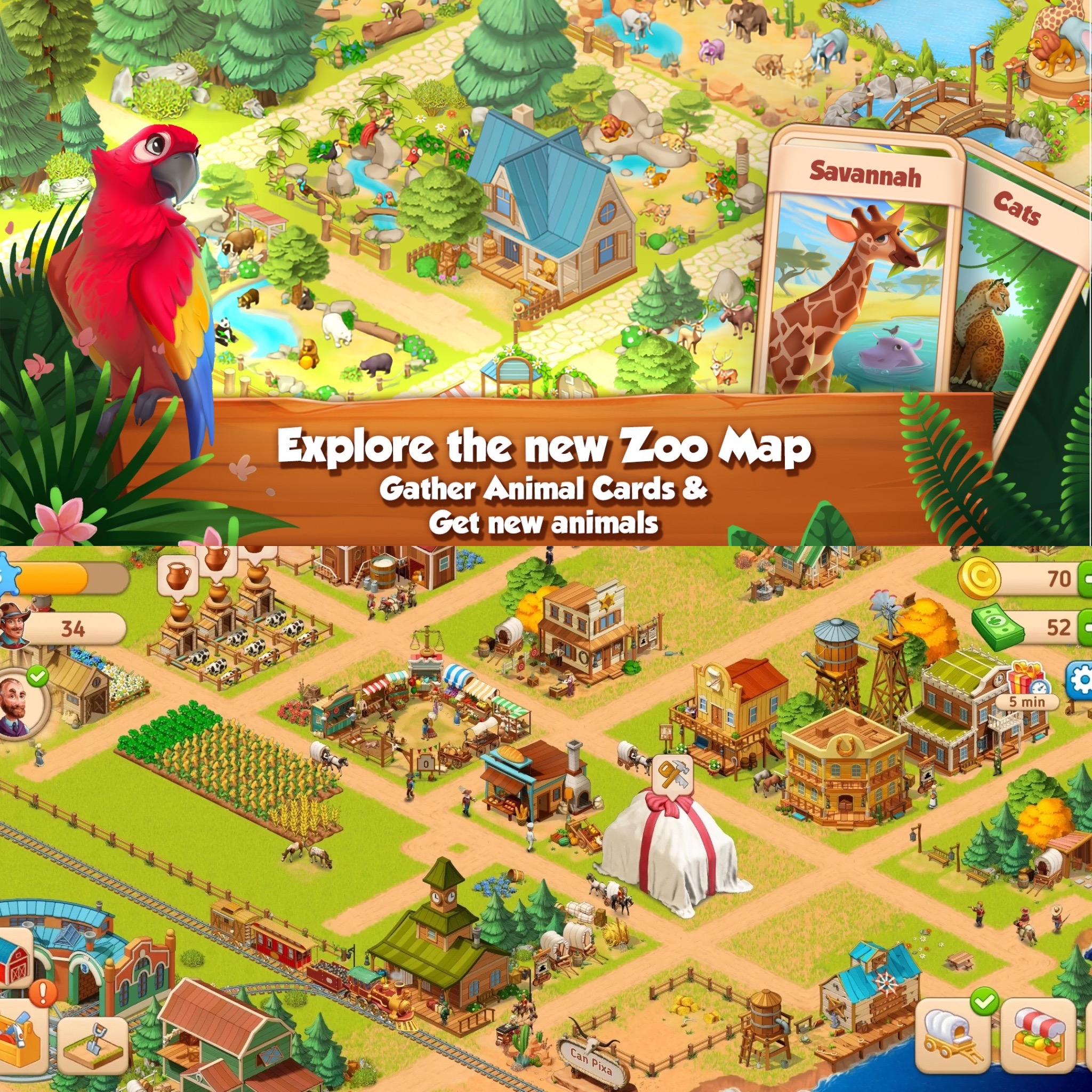 Homesteads Dream Farm & Town 高自由度农场模拟经营手游_狂野西部背景种田游戏_高自由度手机游戏